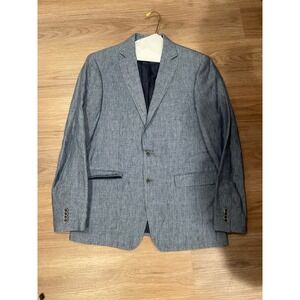 Saks Fifth Avenue Ellie Tahari Linen Blazer Jacket 40R